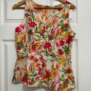 J Crew Tropical Top